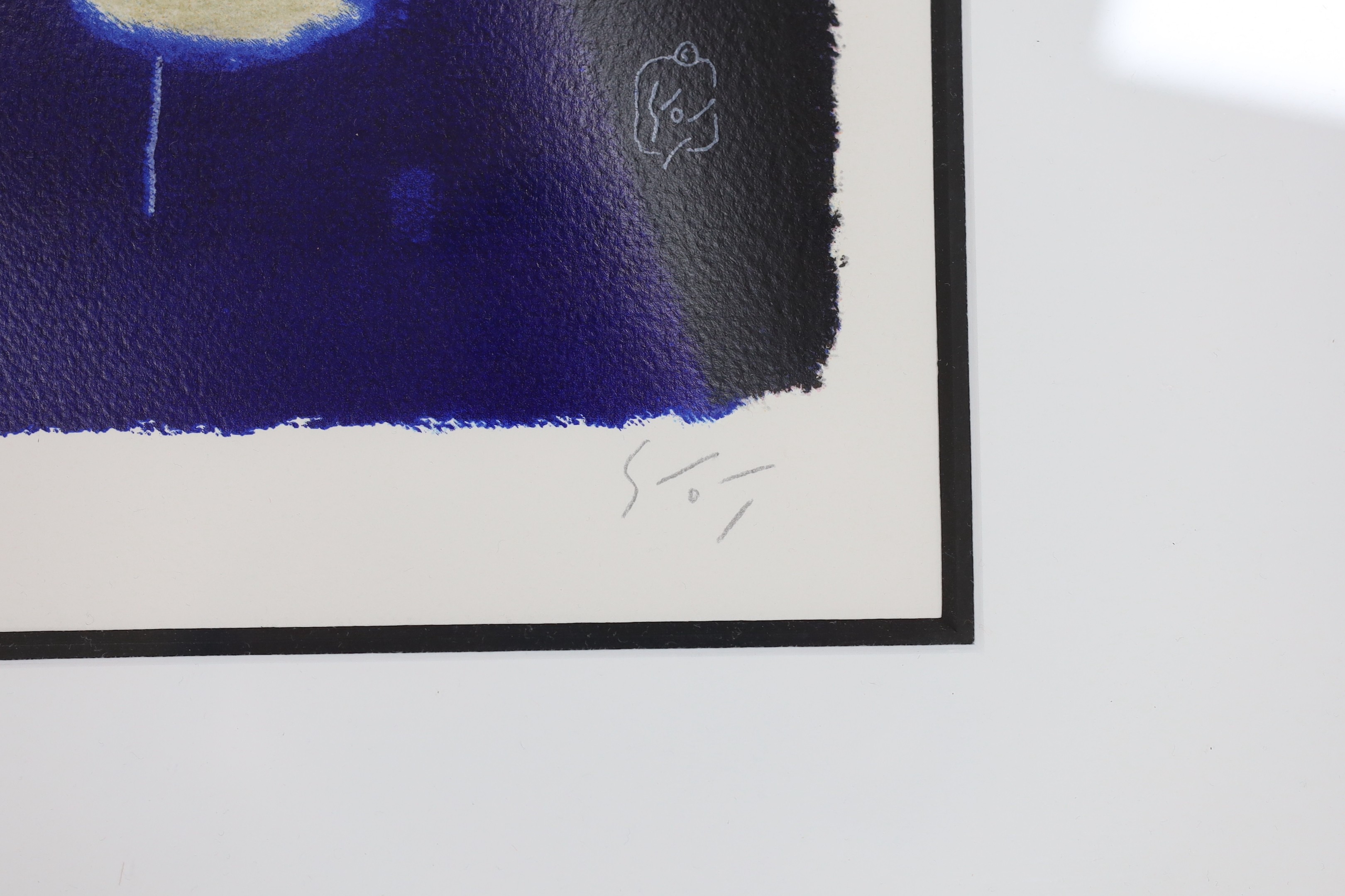 Govinder Nazran (1964-2008), artist proof print, 'Three lollies & a dog', signed in pencil, 74/250, COA verso, 66 x 64cm